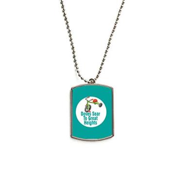 Imagem de DIYthinker Children Mind Colar com pingente de identificação de cão de aço inoxidável puro inocente