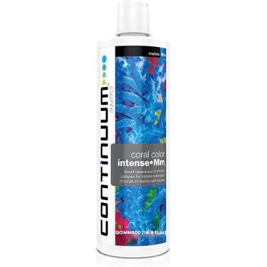 Imagem de Continuum Aquatics Coral Color Intense MM – Tempo de liberação de ferro e suplemento mineral para coloração de corais em aquários de recife marinhoContinuum Aquatics 500-ml QCIMM500