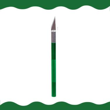 Imagem de Estilete De Precisão Corte Bisturi-c/6 Lâminas - Verde - nybc