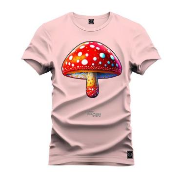 Imagem de Camiseta Premium  Cofortável Estampada Em Hd Cogumelo Vermelho Nexstar
