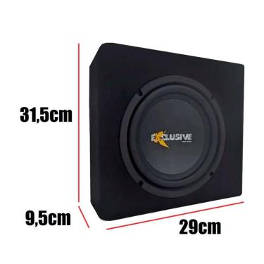 Imagem de Caixa ativa mini slim subwoofer 8 pol amplificador 