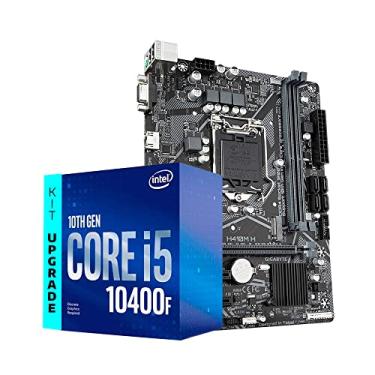 Imagem de Kit Upgrade Neologic NLI83110 Intel Core I5-10400F 2.9ghz, Placa Mãe Gigabyte H410M-H Ultra Durable