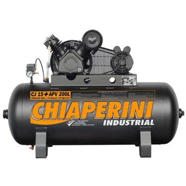 Imagem de Compressor de Ar Industrial 15+PCM/APV 200 Litros Monofásico