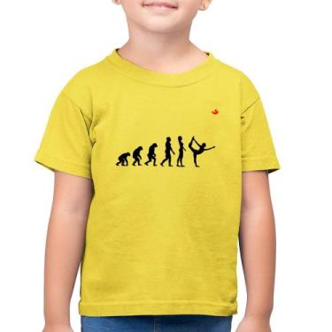 Imagem de Camiseta Algodão Infantil Yoga Evolução Da Yogini - Foca Na Moda