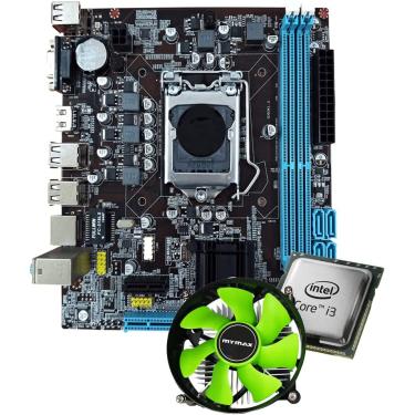 Imagem de Kit Upgrade Intel Core I3 Terceira Geração Placa Mãe H61 Lg1155 Com Cooler