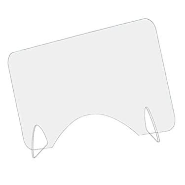 Imagem de KALLORY Tela De Alimentos Para Espirros Protetor Contra Espirros Escudo Autônomo Barreira De Recepção Escudo Portátil Escudo Acrílico Transparente Bancadas De Barreira Acrílica Tela