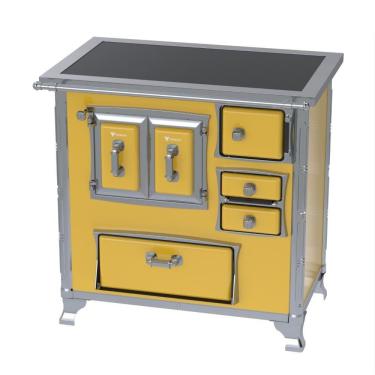 Imagem de Fogao a Lenha Venax GII n 1 Sec XVIII Premium Amarelo Gab