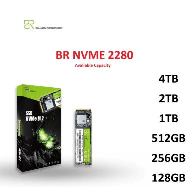 Imagem de BR Solid State Drive para Laptop  Desktop e Tablets  M.2 NVMe  128G SSD J20  256GB  512GB Hard