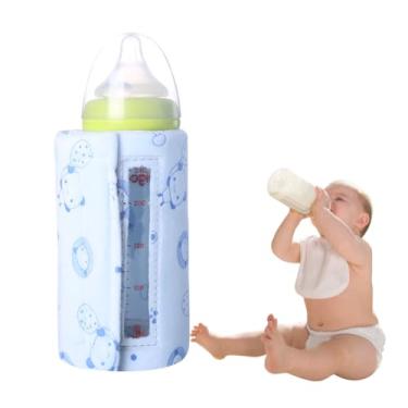 Imagem de Aquecedor de mamadeiras | Saco de isolamento de aquecimento de temperatura constante USB - Aquecedor rápido de comida para bebê, função de potes de comida para bebê, controle preciso de Shakven