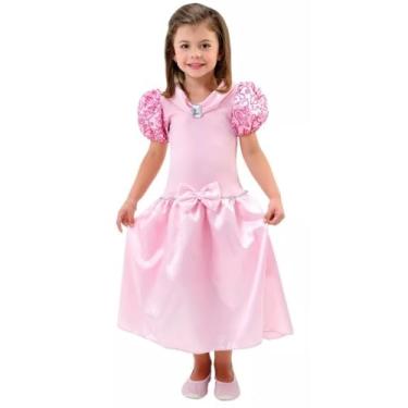 Imagem de Fantasia Bela Adormecida Infantil Vestido de Princesa Infantil Bela Adormecida Aurora (G 7/9 anos)
