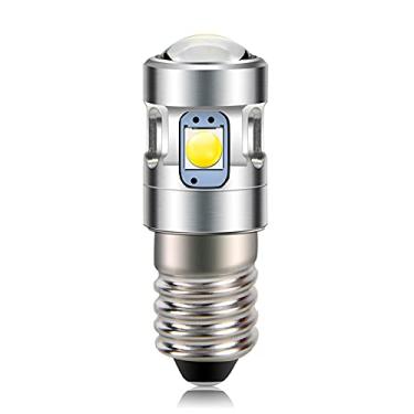 Imagem de Ruiandsion Lâmpadas de lanterna de LED E10 com base de 10 – 30 V, brancas, 3030 e 4SMD com projetor para mini lanternas de farol de bicicleta C&D de 8 a 16 células