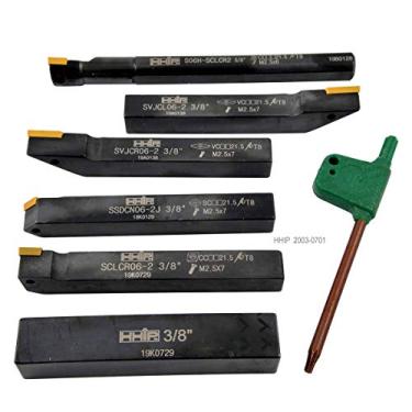 Imagem de HHIP 2003-0701 6 Piece 3/8" Mini Turning and Boring Tool Holder Set