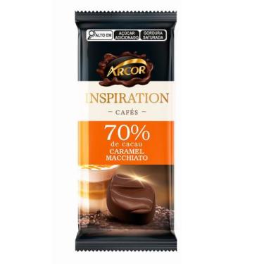 Imagem de Chocolate Inspiration 70% Cacau Caramel Macchiato 80G Arcor