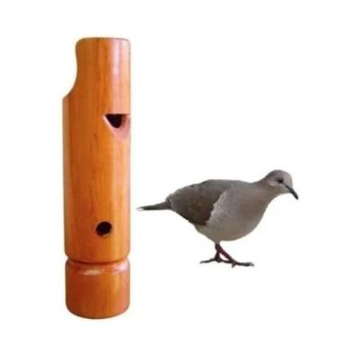 Imagem de Apito De Madeira Juriti 36 Pomba Asa Branca, Pomba-carijó