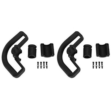 Imagem de Cabo cortador de 2 unidades, eixo em forma de laço Peças do cabo do cortador de ervas para cortador de grama / cortador de corda / aparador de corda / cortador de escova Cabo do cortador de grama 21mm Blcak