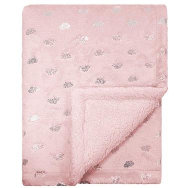 Imagem de Manta Sherpa para Bebê Nuvens