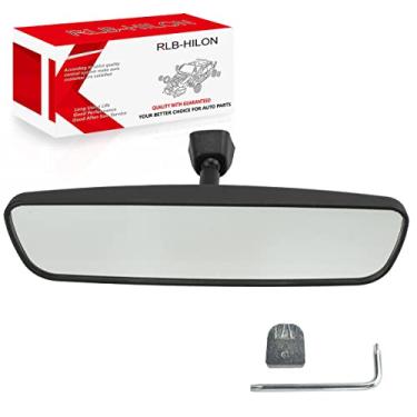 Imagem de RLB-HILON Espelho retrovisor de 27 cm, tipo de ajuste universal, compatível com Jeep Wrangler Kia Optima Soul Sorento Nissan Rogue Altima Toyota Corolla Camry Tacoma Ford F150 Focus Honda Civic Accord