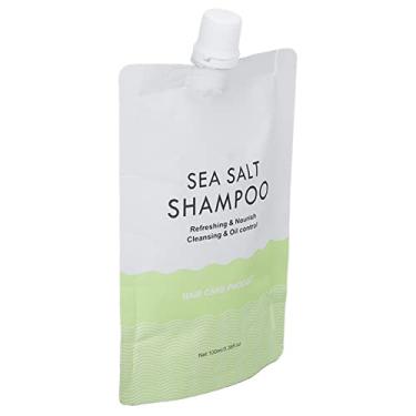 Imagem de Shampoo de Sal Marinho, Esfoliante Reparador de Couro Cabeludo 100ml, Cuidado Capilar Diário Nutritivo para Viagens Em Casa