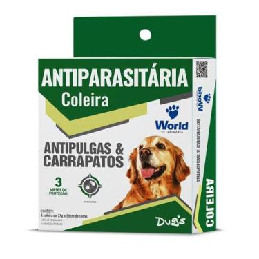 Imagem de Coleira Antipulgas E Carrapatos Para Cachorro Dugs - World Pet