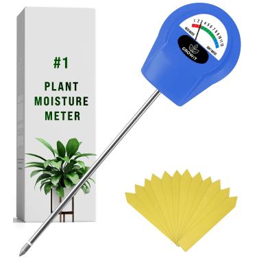 Imagem de GROWIT Monitor de água do solo para plantas – Medidor de umidade do solo | Hidrômetro para plantas | Medidor de umidade de plantas domésticas | Testador de água para plantas | Cultivo de plantas