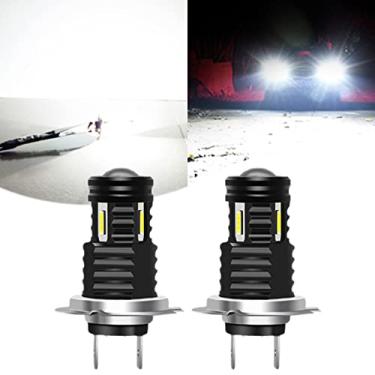 Imagem de Atokrtact 2 lâmpadas de neblina LED H7, 6500 K Xenon branco super brilhante de alta potência 80 W CSP1860 chips, IP68 à prova d'água, Plug and Play compatível com a maioria dos modelos de carro