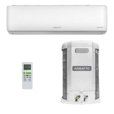 Imagem de Ar-Condicionado Split HW Inverter Agratto Liv Top 18.000 BTUs R-32 Só Frio 220V