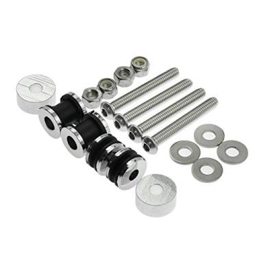 Imagem de CTBWMG Encosto de motocicleta Sissy Bar Parafusos de ancoragem destacáveis para Harley Touring 1984-2020 Road King Electra