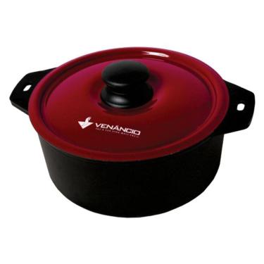 Imagem de Panela de Ferro FundidoTampa Bordô 220x115 Met. Venâncio