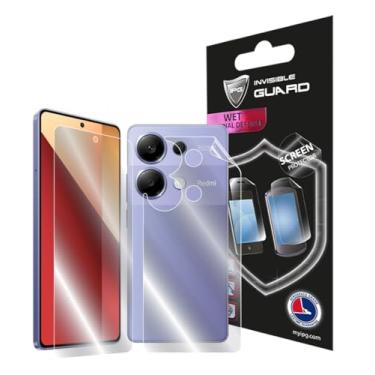 Imagem de IPG Para Xiaomi Redmi Note 13 Pro (não 5G) - Tela POCO M6 Pro + protetor traseiro de hidrogel invisível sensível à tela sensível ao toque Ultra HD película transparente antiarranhões - Suave /