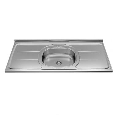 Imagem de Pia de Cozinha em Inox Ghel 120cm Plus - 31230 - Inox