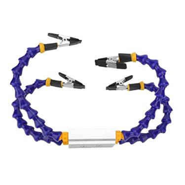 Imagem de Helping Hands Solda, Solda Helping Hands Suporte de Solda ABS Braço Flexível Base de Liga de Alumínio Ferramenta de Solda de Terceira Mão Com Tampa de Borracha Removível