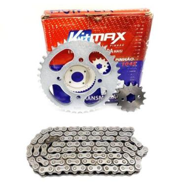 Imagem de Kit Relação Transmissão Sundown Hunter 125 Kitmax S/Ret