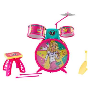 Imagem de Bateria de Brinquedo Barbie Fabulosa - Fun