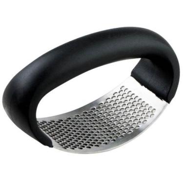 Imagem de Espremedor Amassador Triturador De Alho Manual Cozinha Inox - JFAN