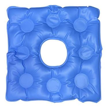 Imagem de Almofada Terapêutica Gel Caixa Ovo Quadrada Com Orifício Anti escaras 