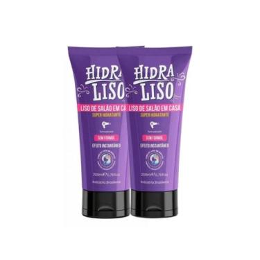 Imagem de Kit 2 Alisante De Chuveiro Progressiva Hidra Liso 200ml - Hidraliso
