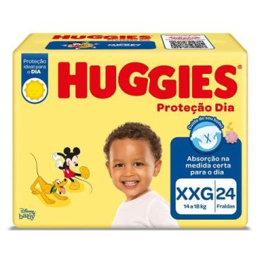 Imagem de Fralda Huggies Proteção Dia Tamanho XXG 24 Unidades Descartáveis