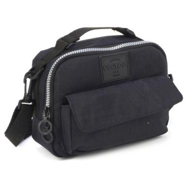 Imagem de Bolsa Up4You Crinkle Com Alça De Mão E Transversal, Preto