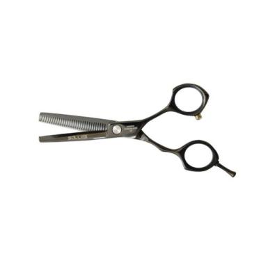 Imagem de Tesoura Profissional Desfiadeira 5.5 Polegadas Preto - Salles Profissi