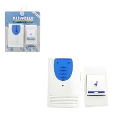 Imagem de Campainha Sem Fio 16 Toques A Pilha - Alfacell