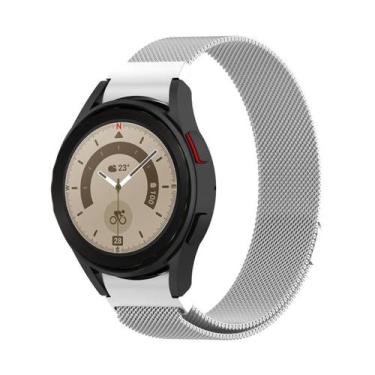 Imagem de Pulseira Metal Magnética compatível com Watch 5 Pro 45mm - Teck King, 