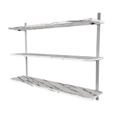 Imagem de Prateleira de Parede Nicho Wick Modelo Industrial - Loja da Isa, Prata