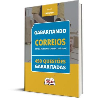 Imagem de Caderno Correios - 450 Questões Gabaritadas Atualizadas - Apostilas Op