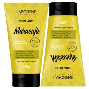 Imagem de Kit 02 Esfoliante Corporal e Facial Maracujá Laborene 170g