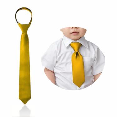 Imagem de Gravat Slim Social Com Nó Pronto E zíper Infantil RN a 6 Anos - MCOLIS