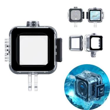 Imagem de Caixa Estanque para Câmera DJI Action 2 Sem Módulos - Telesin
