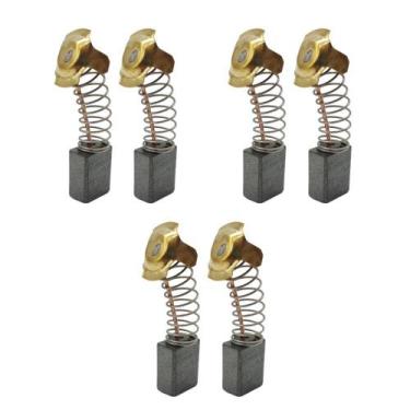 Imagem de Kit com 3 pares de Escova Carvão para Serra Circular WAP ESC1500 FW008