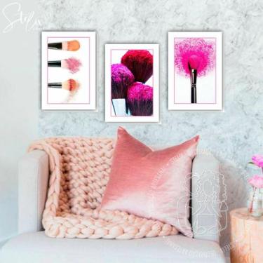 Imagem de Quadros Para Maquiadora Make Maquiagem - Stelix, 20x15