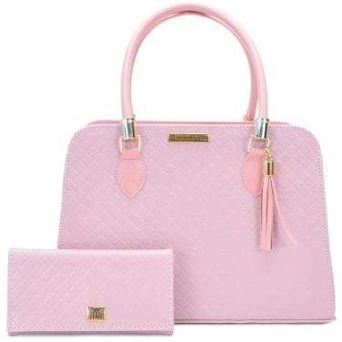 Imagem de Bolsa Feminina Pasta Casual Tote Pasta De Ombro e Transversal + Cartei