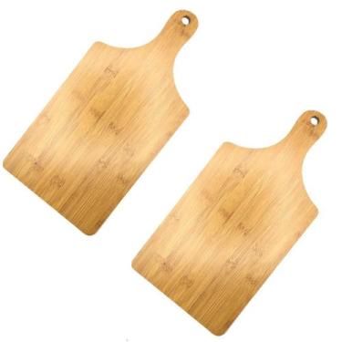 Imagem de 2 Tábua de Corte para Churrasco e Petiscos MDF 20X40 Atacado - Impo